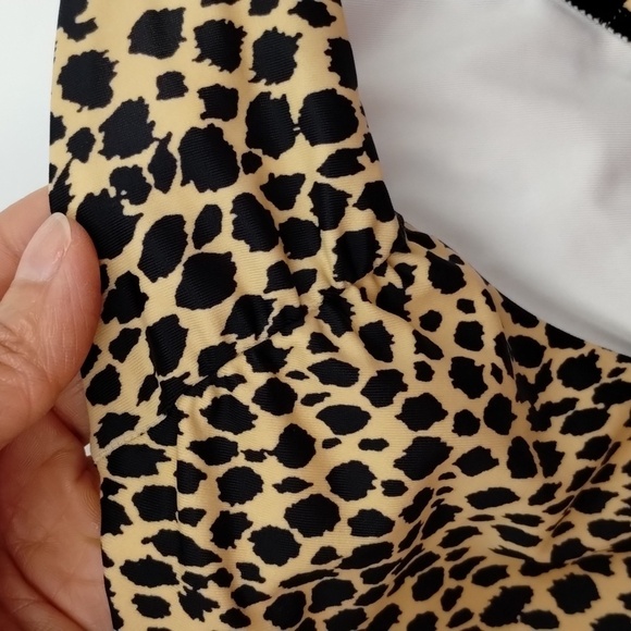 Victoria Secret bikini swim leopard print bikini bottoms size large lined VS - Picture 7 of 7